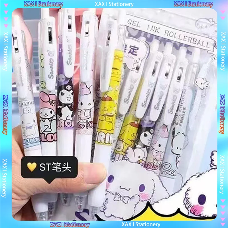 

6 шт./набор, гелевые ручки Sanrio Cinnamoroll 0,5 мм