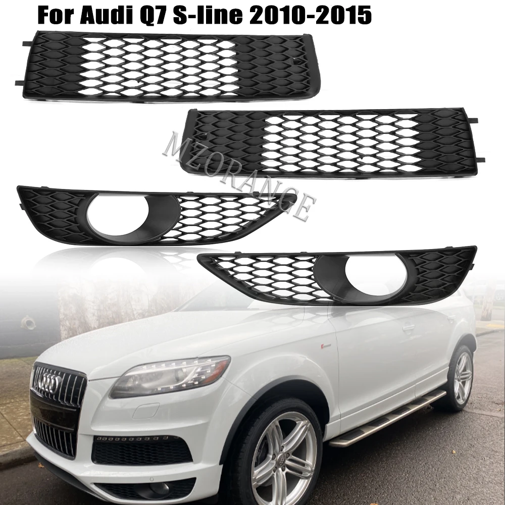 Решетки для переднего бампера Audi Q7 4L S-Line 2009 2010 2011 2012 2013