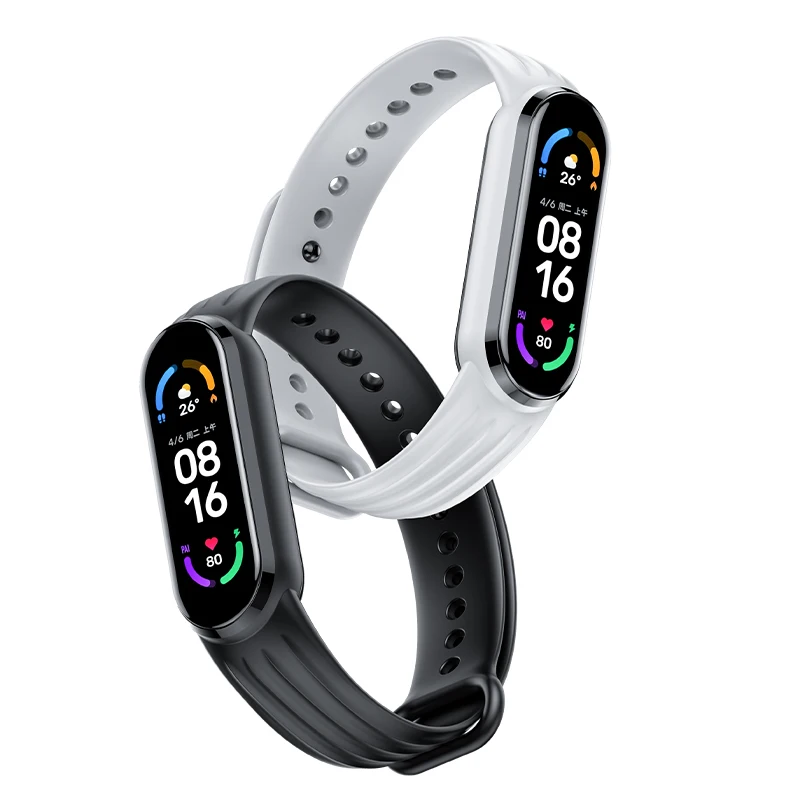 

Strap For Mi band 4 5 6 Correa miband4 miband5 miband6 Replacement Silicone Smart watchband Bracelet Xiaomi mi band 6 5 4 Strap