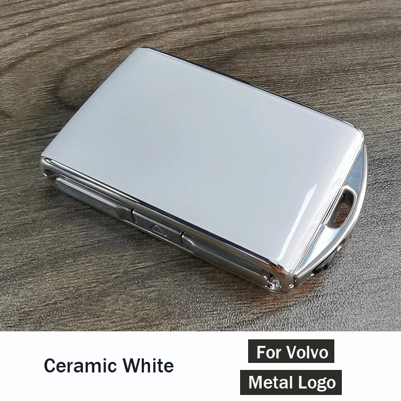 Модифицированный чехол для ключей из цинкового сплава + кожи для Volvo S90 S60 XC60 XC40 V90