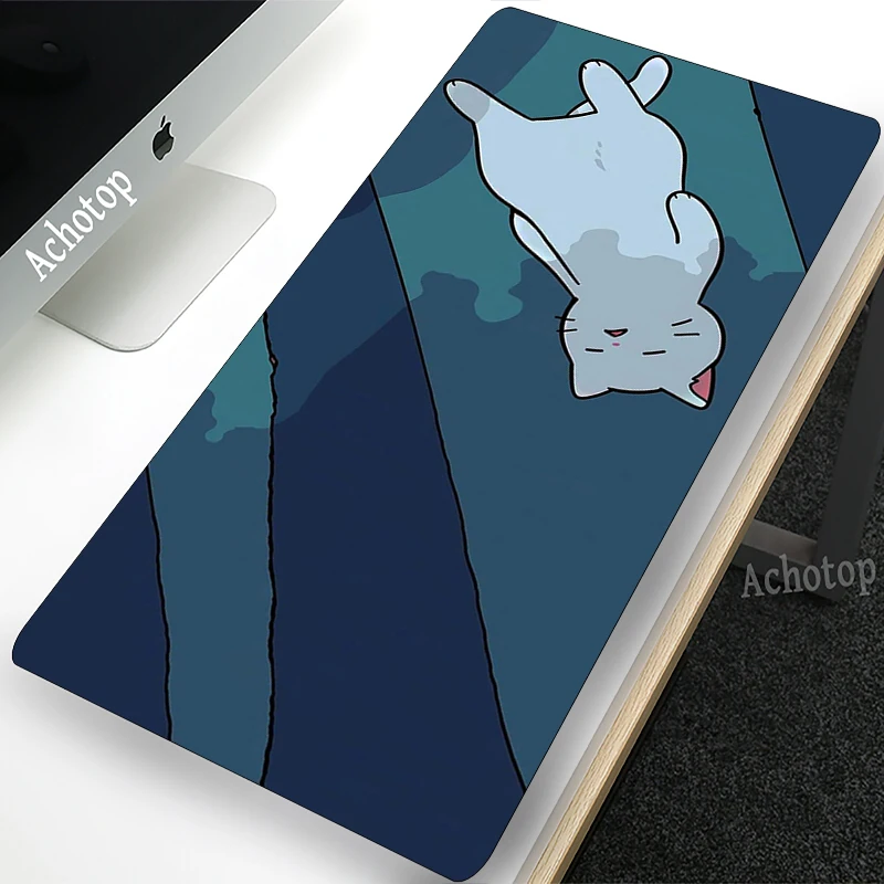 

90x40cm Cat Mouse Pad Fashion Laptop XXL Computer Mouse Mat 800x300mm Gaming Mousepad HD Large XL Gamer Desk Keyboard Play Mats