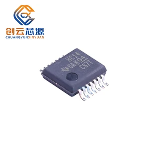 10pcs New 100% Original SN74HC14DBR Integrated Circuits Operational Amplifier Single Chip Microcomputer SSOP-14