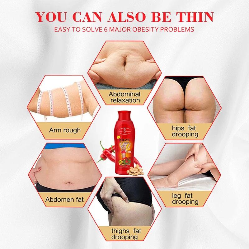 Chili Slimming Cream Moisturizing Lose Weight Promote Fat Burning Speed Up Metabolism Shaping Detox Healthy Body Care 200ml |