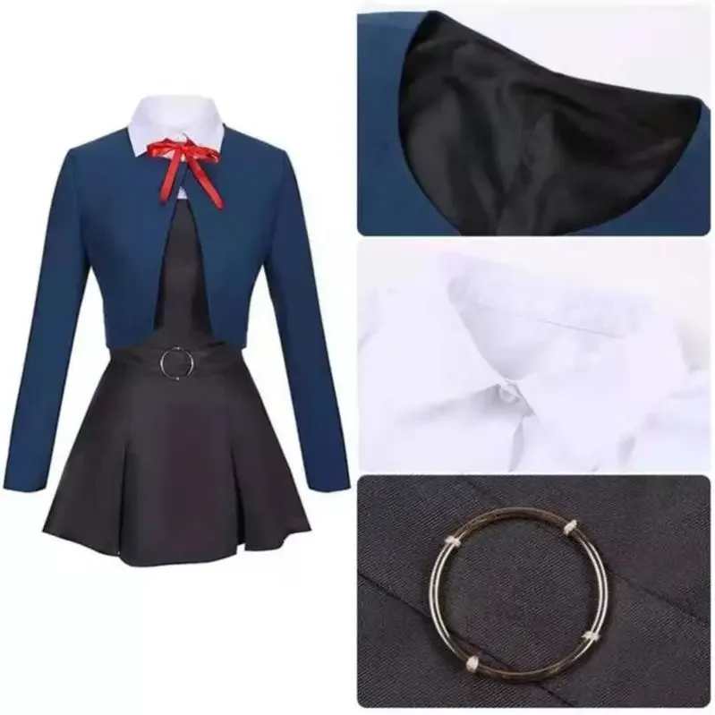 Унисекс аниме Cos Shibuya Kanon косплей костюмы Хэллоуин Униформа Индивидуальный размер