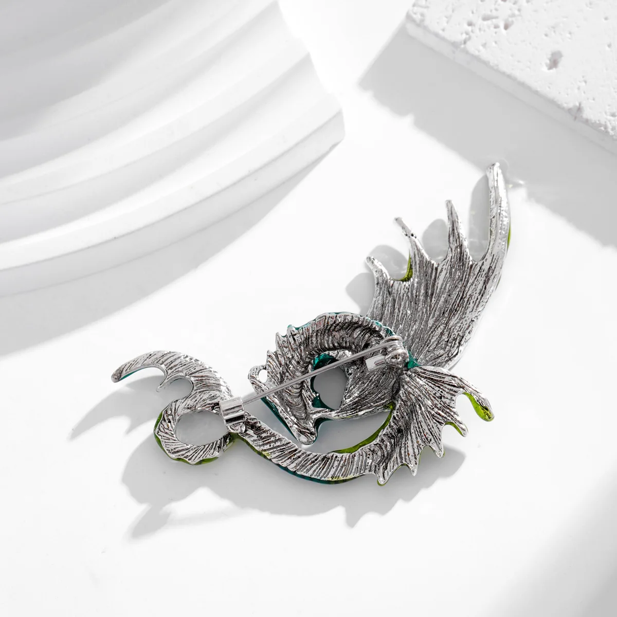 Новинка Мультяшные животные птеродактил брошь Блестящий Кристалл летающий