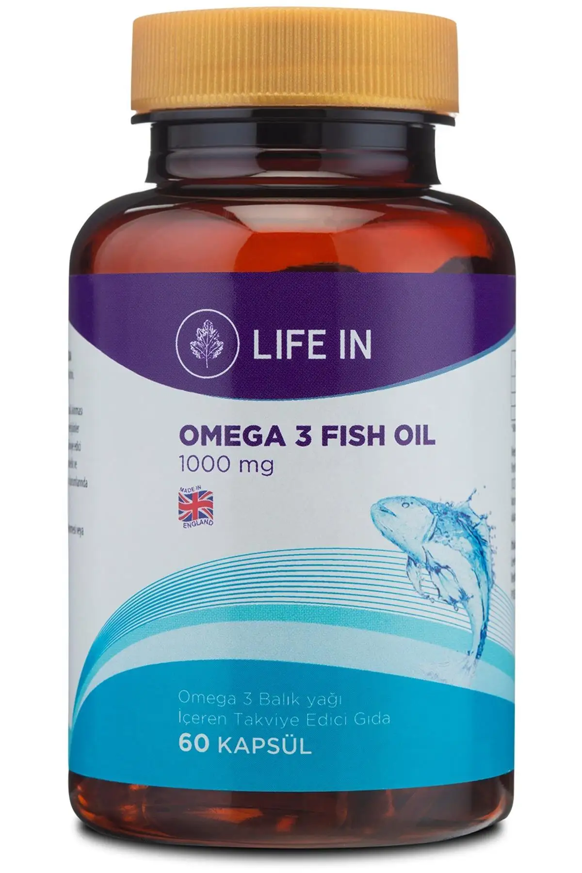 

Бренд: Life In Omega 3 капсулы рыбьего масла Категория: другие продукты для здоровья