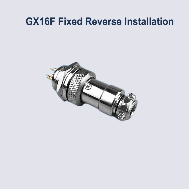 

Aviation Plug and Socket GX16F 2 3 4 5 6 7 pin 8 pin Connector Reversed Installation 16MF Male and Female Connector