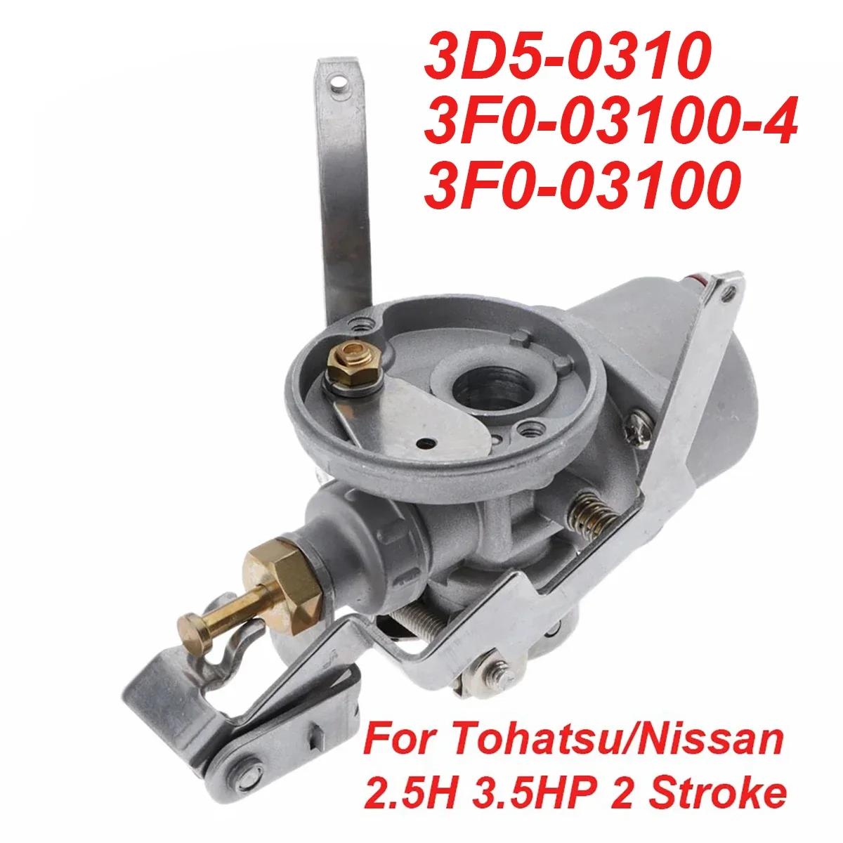 

3D5-0310 3F0-03100-4 3F0-03100 Carburetor For Tohatsu/Nissan 2 Stroke 3.5HP 2.5HP Outboard Engine Motor Boat Accessories