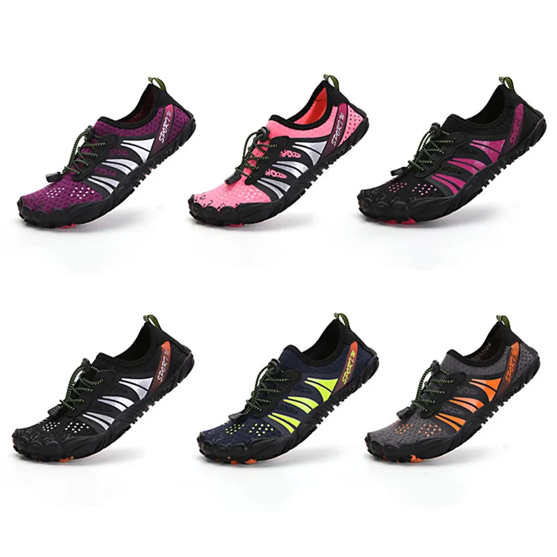 

Quick-Dry Upstream Boating Wading Shoe Elastic Beach Trekking Footwear For Men Women Non Slip Seaside Breathable Surf Aqua Shoe