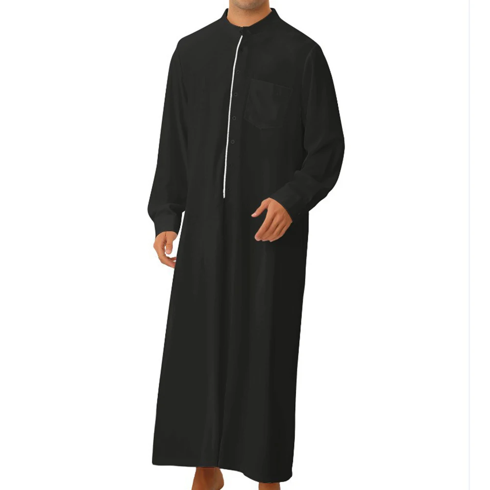 

Islam Muslim Men Clothing Jubba Thobe Abaya Homme Musulman Caftan Islamic Robes Saudi Arabia Pakistan Eid Fashion Dress Djellaba