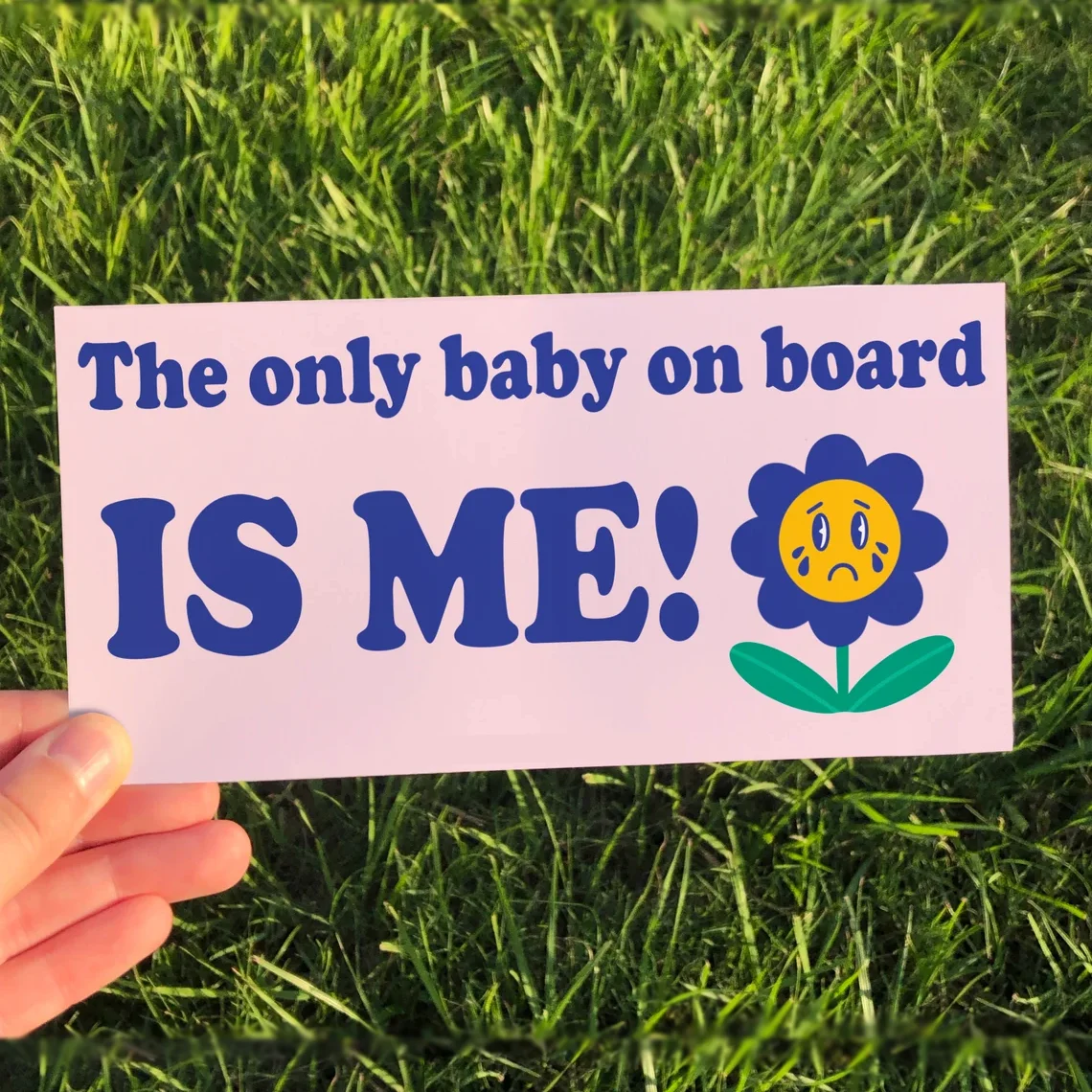 

Cute Cartoon Car Stickers Waterproof Vinyl Decals Car Exterior Decoration Accessories Baby on Board Bumper Stickers for Window