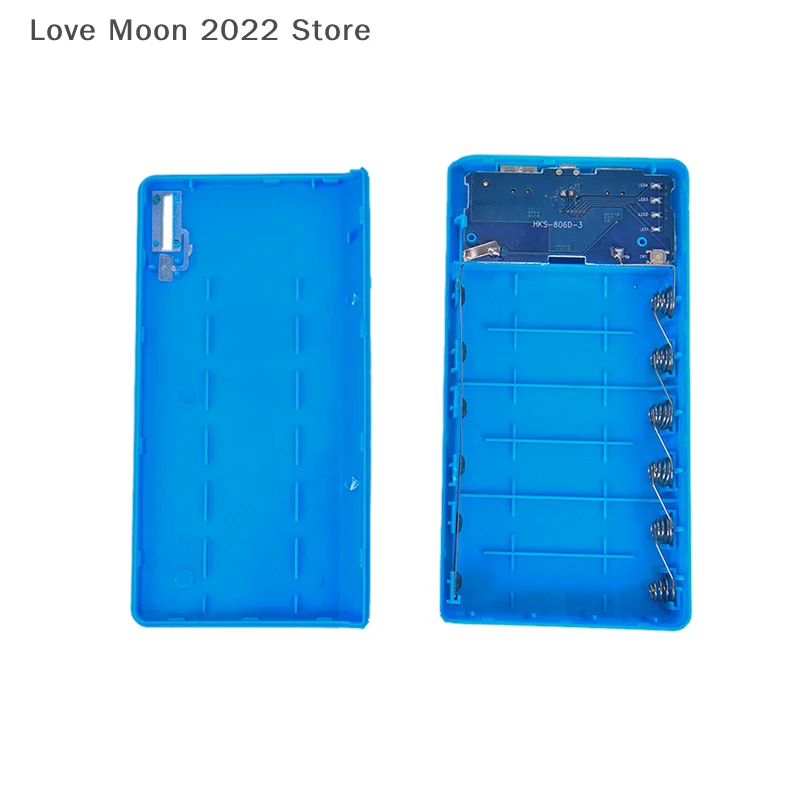 Фото Корпус для повербанка 2А, 6x18650, DIY-комплект для зарядки, плата для аккумуляторов (без аккумуляторов) №1