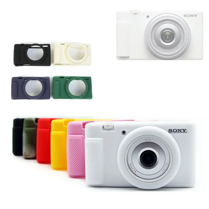 Для Sony ZV-1F zv1f Кремниевая фотокамера сумка резиновый корпус Защитная рамка