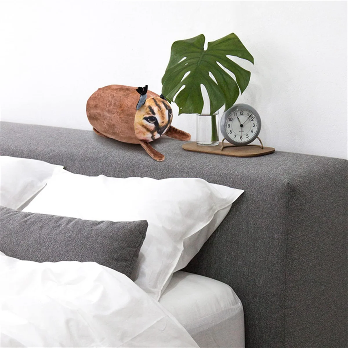 Floppa плюшевая 8-дюймовая подушка Caracal Chubby игрушка с изображением кошки для детей