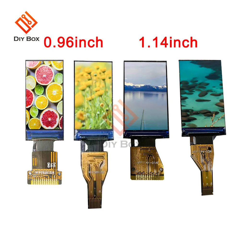 

DC 3.3V IPS 0.96 1.14 Inch HD TFT LCD Screen SPI Interface Colorful Screen 135X240 Resolution Full View Display ST7789 Driver