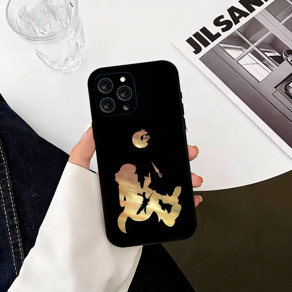 Фото Чехол для телефона «Семь смертных грехов» для iPhone 17, 16, 15, 14, 13, 12, 11 Plus, Pro Max, XS, мягкий силиконовый черный чехол №3