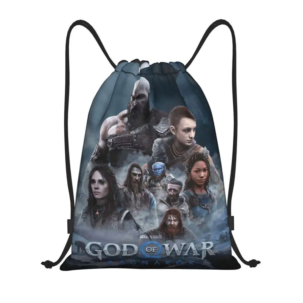 

Kratos Sparta 8 Backpack Humor Graphic Blanket roll Drawstring Bags Gym Bag Graphic Cool Retro Snug