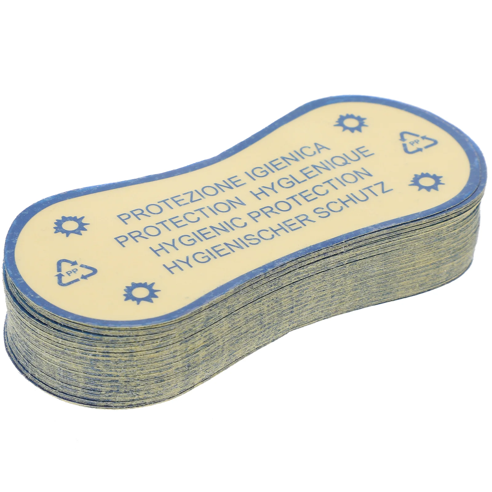 50 Pcs Swimsuit Warning Labels Travel Lingerie Liner Pvc Self-adhesive Private Part Sticker Protective For Swimwear