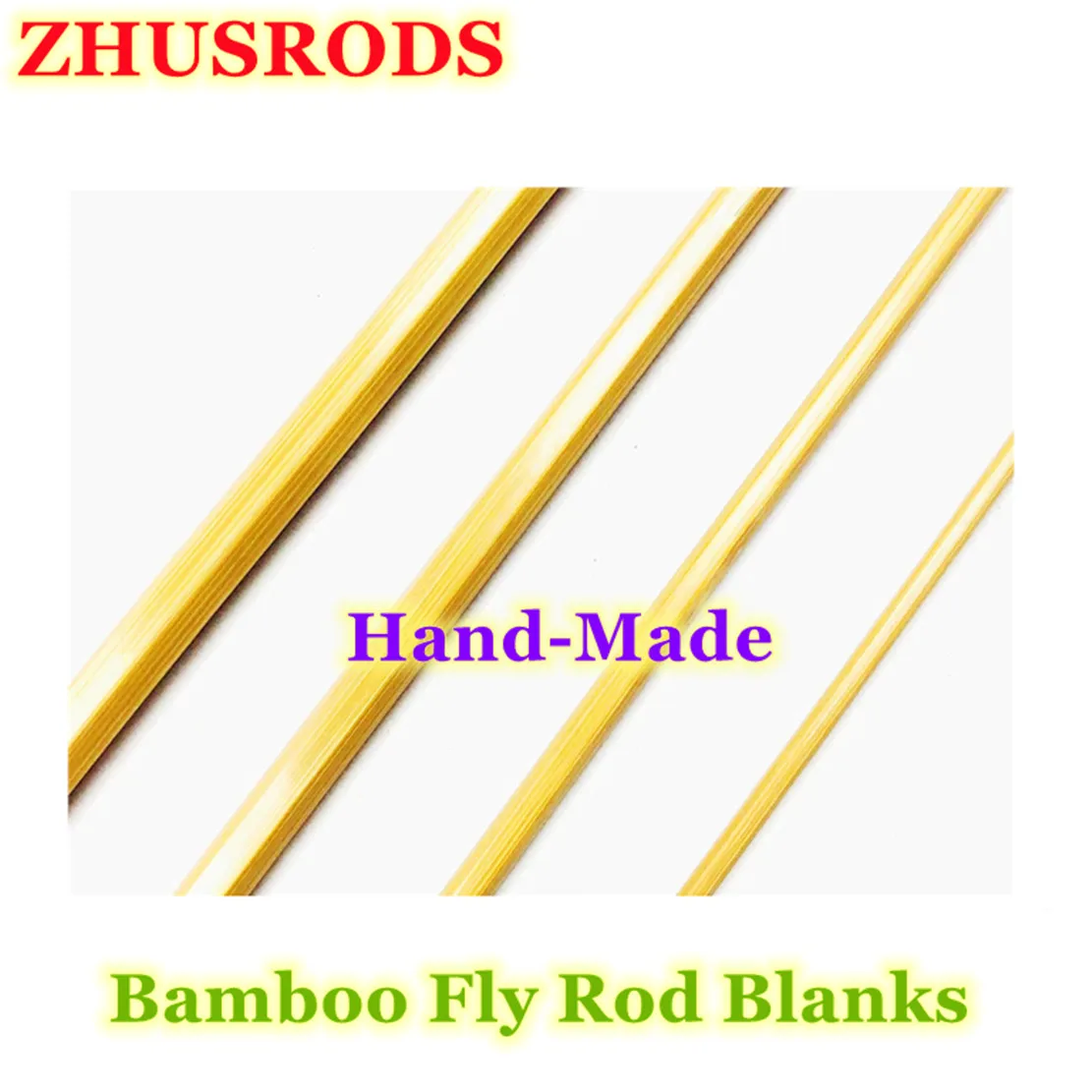 

8 FT - 5 WT / 4-Sections / ZHUSRODS Bamboo Fly Rod Blanks / Fishing Rod Blanks / Rod Building /Travel Campingpair