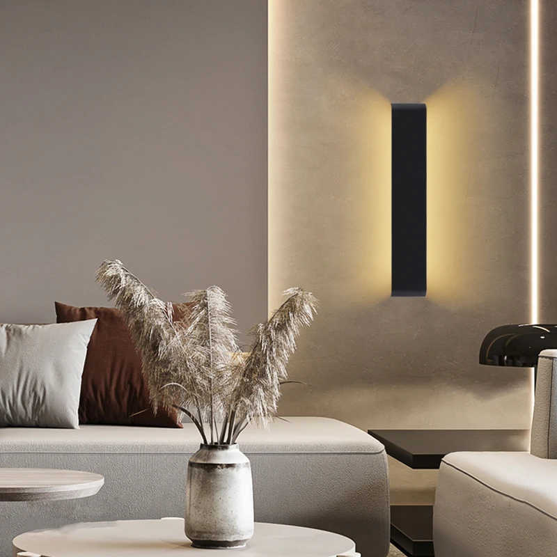 

Indoor LED Wall Lamp Acrylic Lampshade Aluminum Shell For Lighting Decoration Lamp Bedroom Stairs Living Room Sofa Background