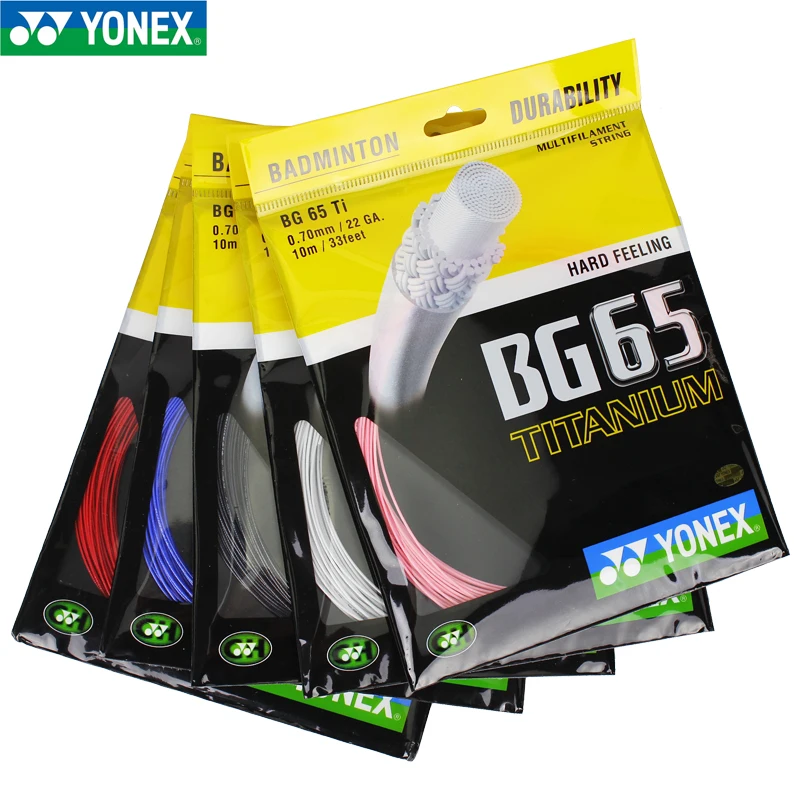 

Yonex badminton racquet string BG65 TITANIUM 10M
