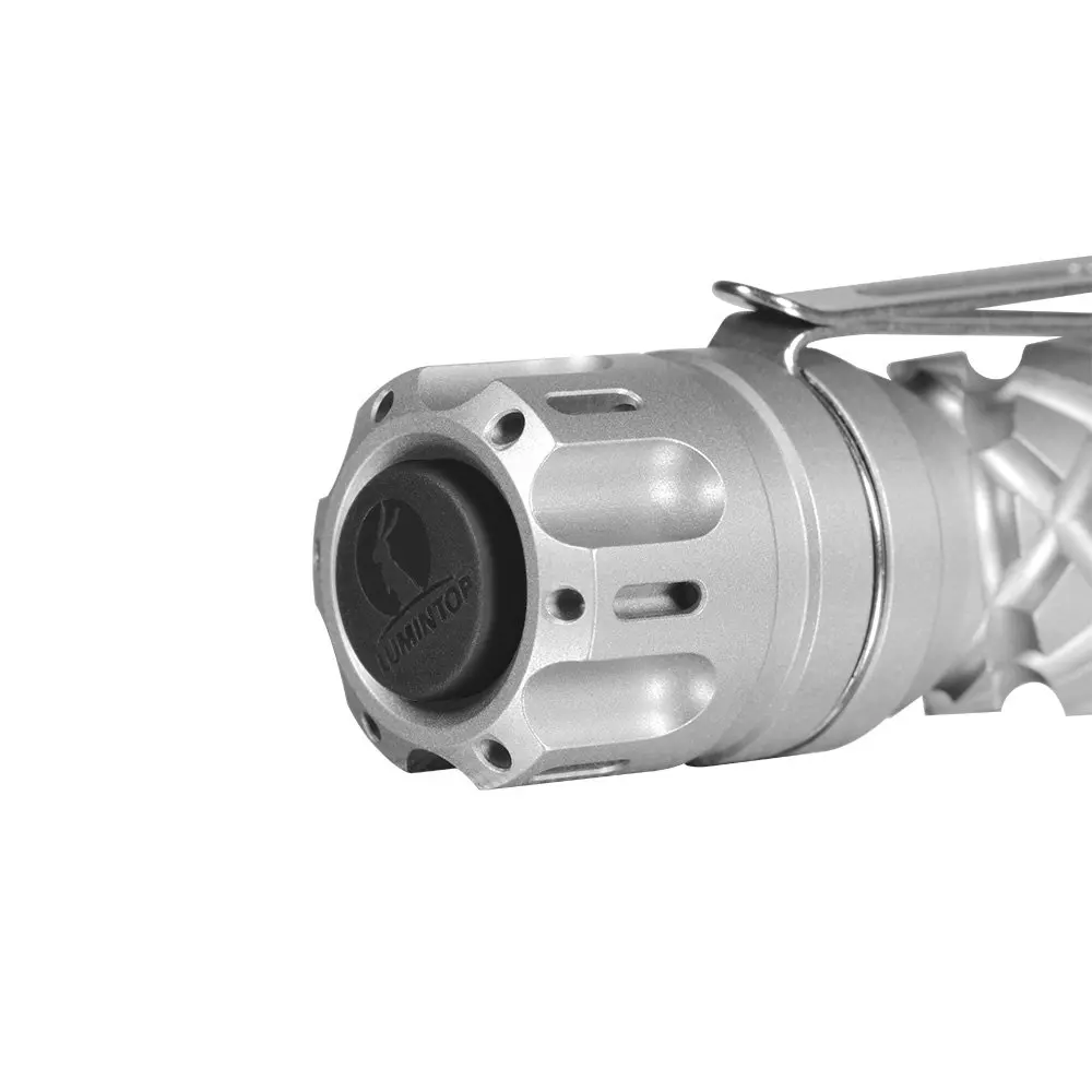 Lumintop Antman титановый 700 метров мини белый фонарик 14500 ячеек lep фонарь