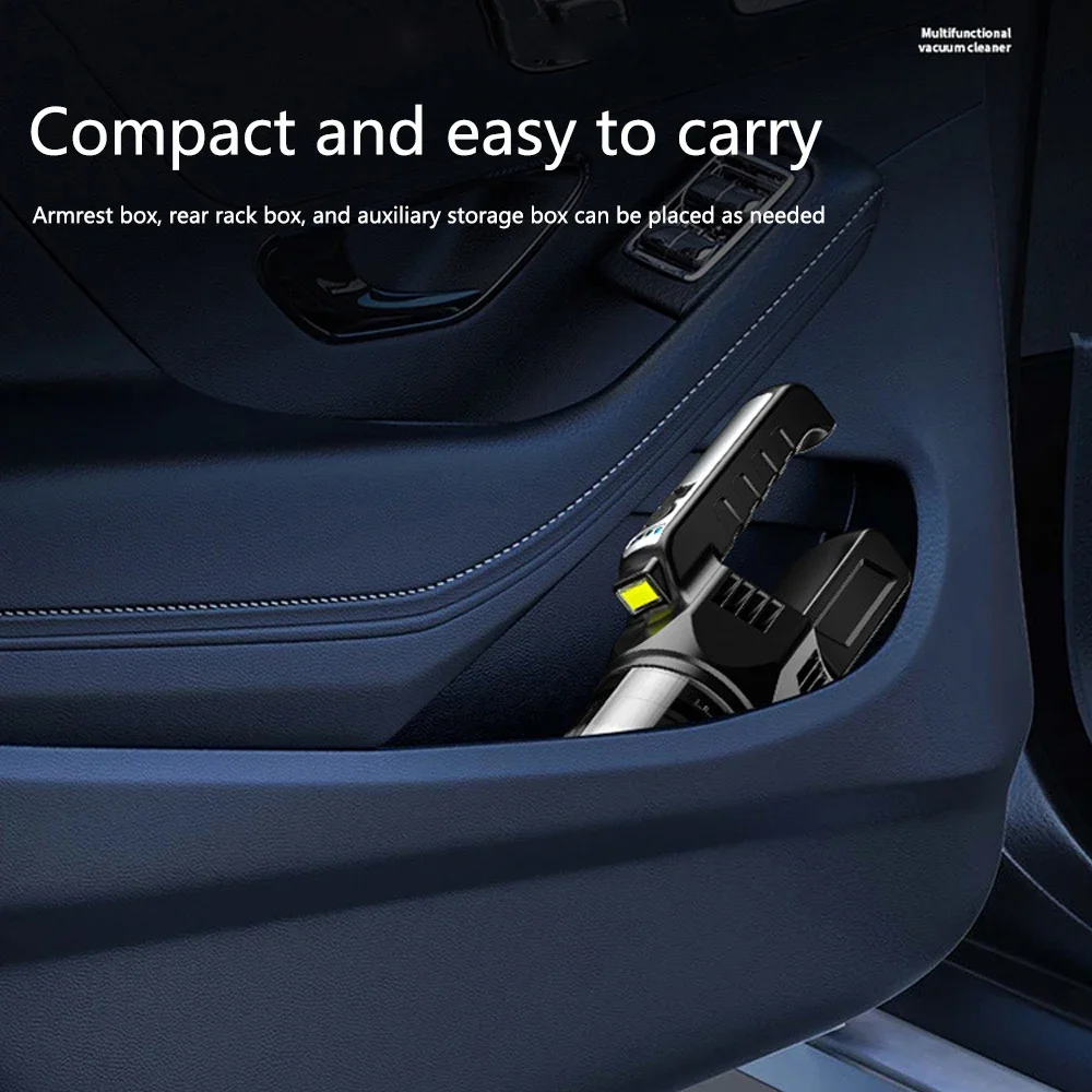 Беспроводной пылесос для дома и автомобиля Мощное всасывание небольшой ручной