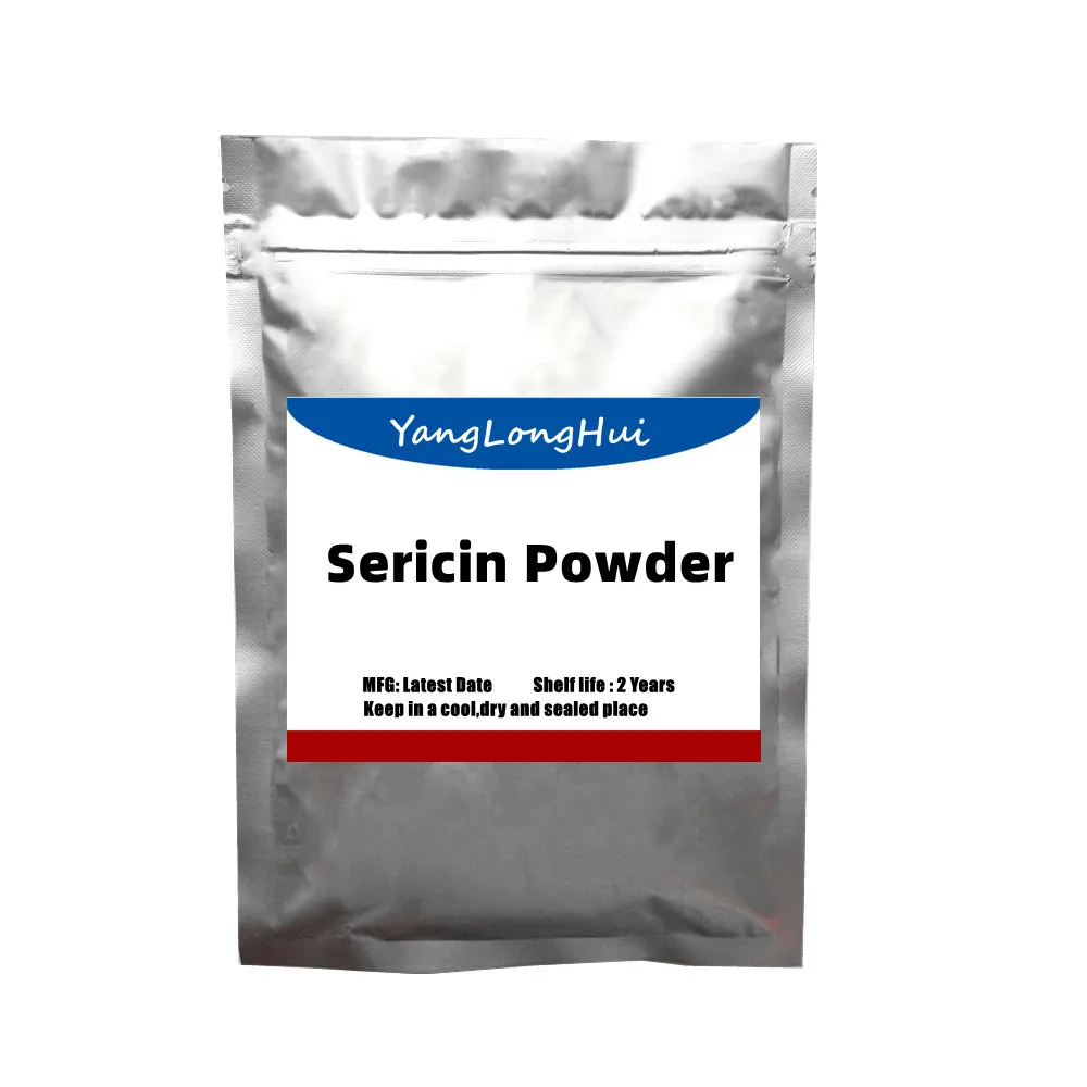 

50-1000g Natural 100% Silk Sericin Powder Silk Peptide