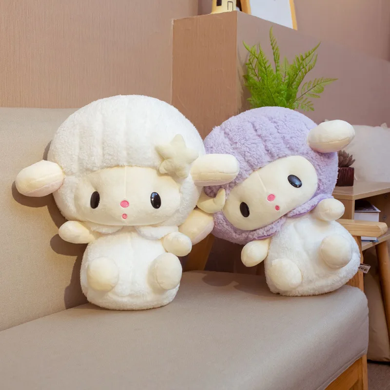 

30/40cm Sheep Plush Dolls Baby Cute Animal Cotton Stuffed Doll Home Soft Toys Sleeping Mate Stuffed Toys Gift Kawaii