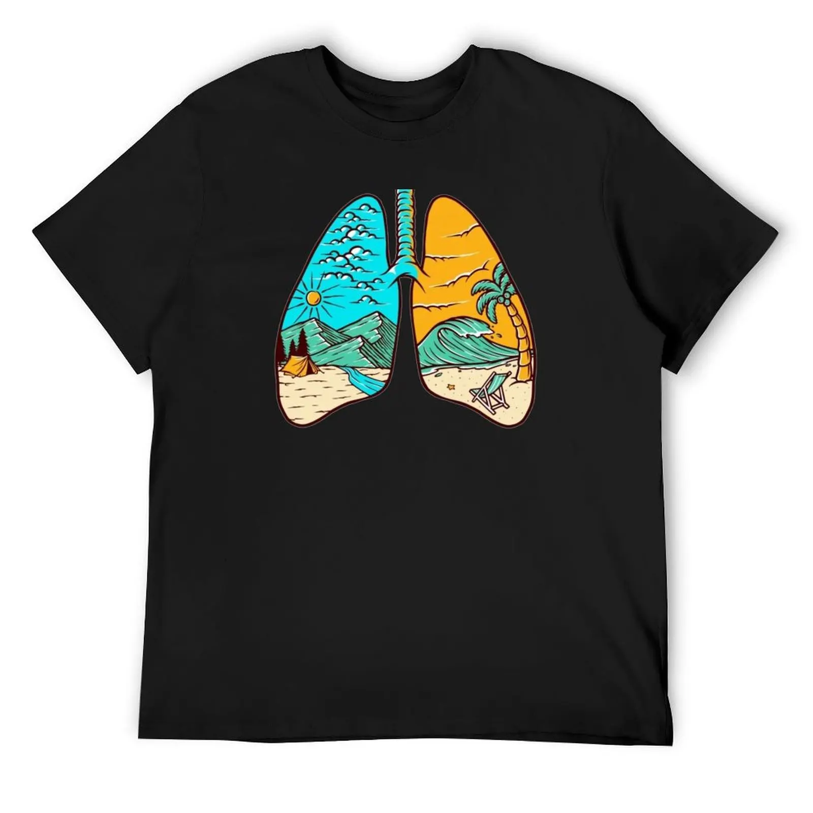 Футболка Groovy Beach and Ocean Lungs футболки с рисунком рэпера для мальчика в стиле каваи