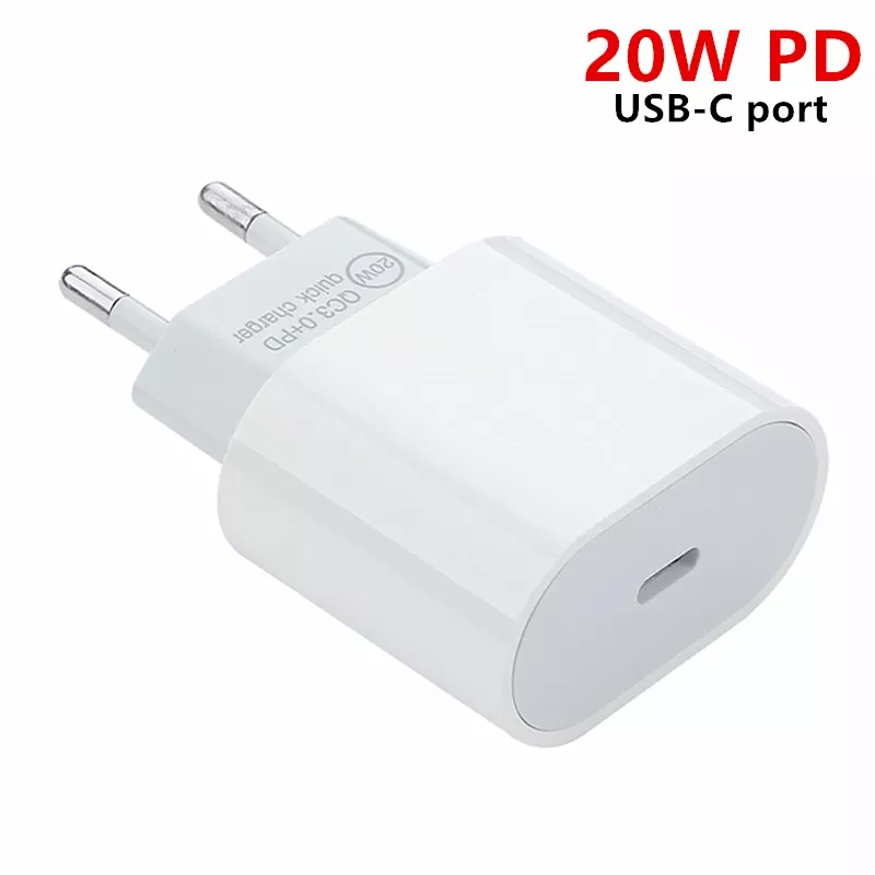 

20W PD QC4.0 Fast Charger for Samsung S21 S20 Ultra NOTE 20 10 Apple iPhone 12 11 Pro SE XR iPad Quick Charge Adapter Cargador