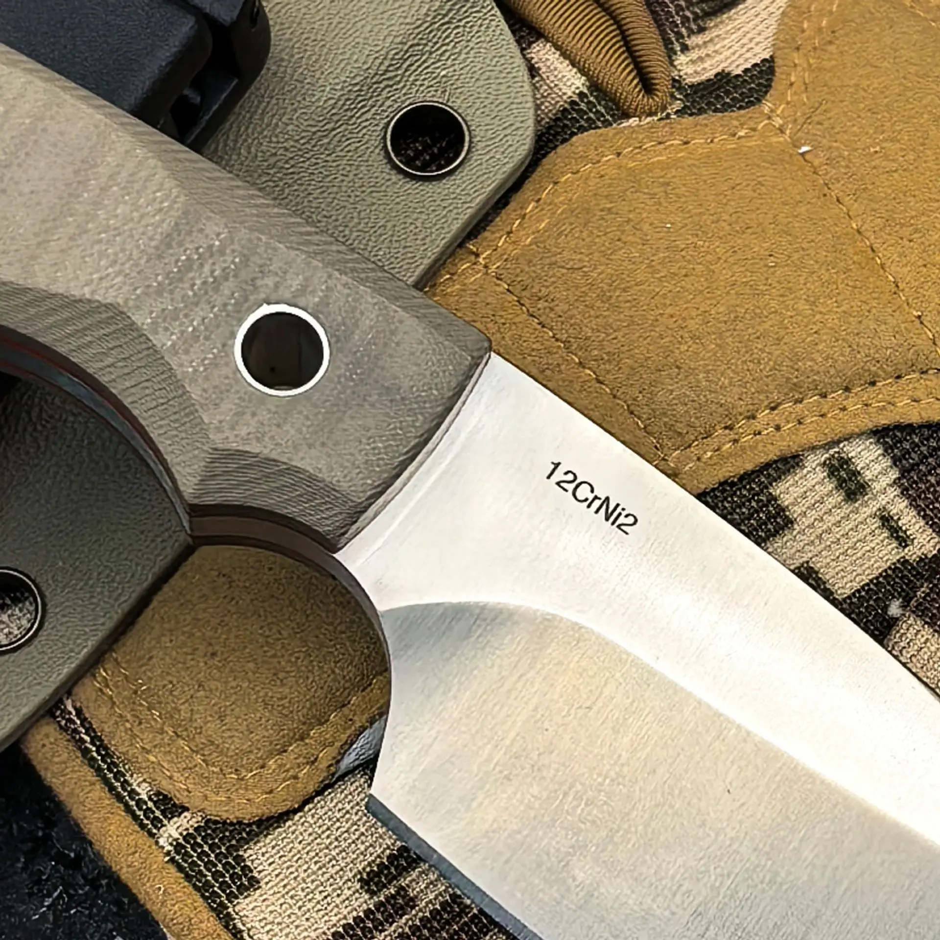 Тактический нож Trskt BK Plus 12crNi2 толщиной 6 мм с ручкой G10 Kydex