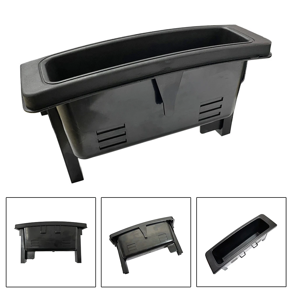 

1pc Black Center Console Storage Box With Cover Trash Can For Mercedes-Benz W203 C-Class C240 C320 C230 150g #A2036830291