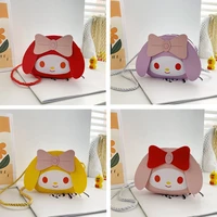 sanrio backpack melody kawaii kids bags anime sanrio backpack for girls children coin purse hand bag free shipping birthday gift