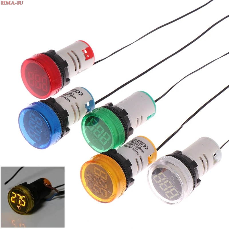 

1Pc -50~110C LED Temperature Sensor Probe Digital Thermometer Monitor tester