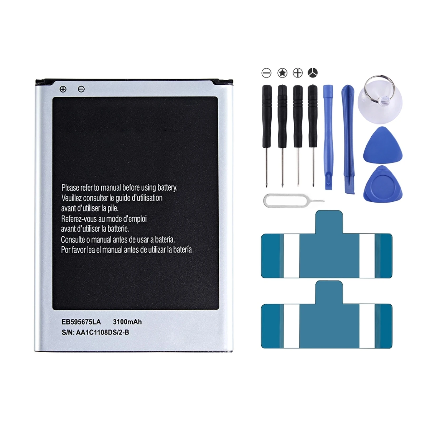 

EB595675LU 3100mAh Li-Polymer Battery Replacement For Samsung Galaxy Note II