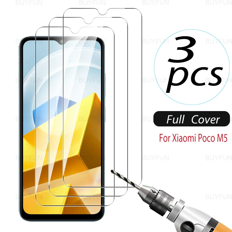 

Защитное стекло, закаленное стекло для Xiaomi Poco M5, 6,58 дюйма, 3 шт.
