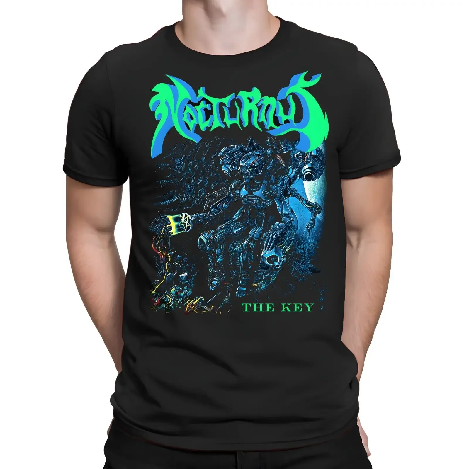 Футболка NWT с длинным или коротким рукавом и надписью The Key Night nus Old School Death