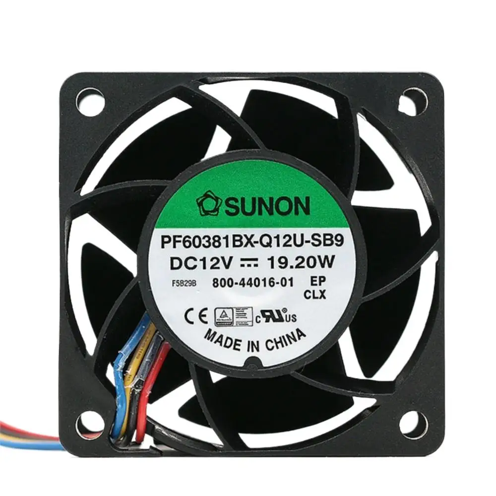 Вентилятор 60 мм для Sunon PF60381BX-Q12U-SB9 x 38 DC12V 1 6 А Мощный осевой вентилятор охлаждения 19