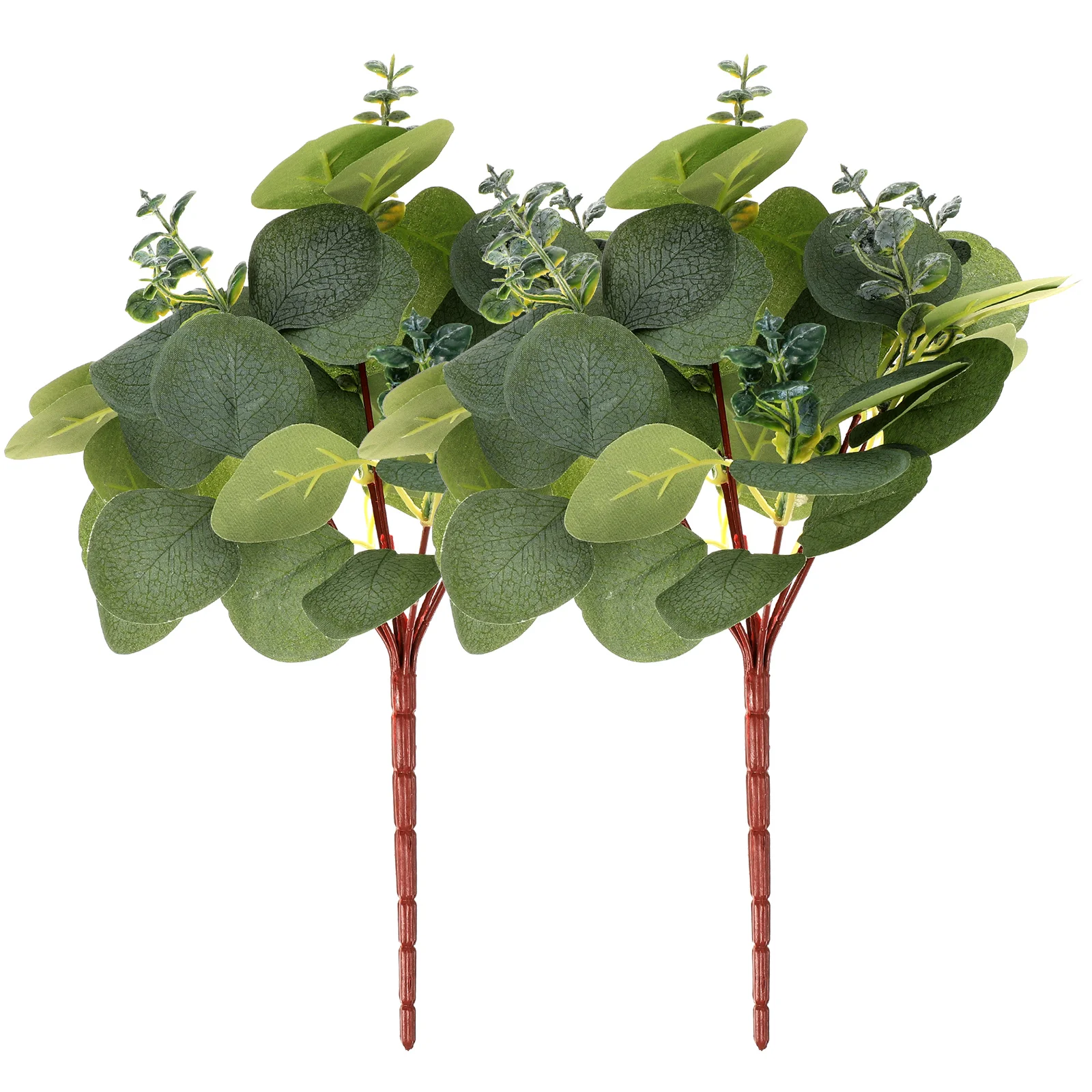 

2pcs Artificial Eucalyptus Stems Leaves Eucalyptus Leaf Branches for Flower Arrangement