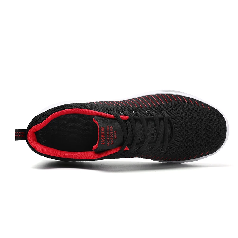 Light Mesh Running Shoes For Man Breathable Men Sneakers Lace Up Casual Walking Shoes