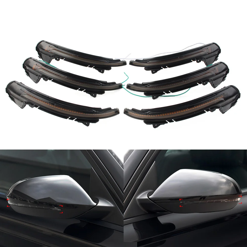 1 пара автомобильных светодиодных указателей поворота динамический индикатор