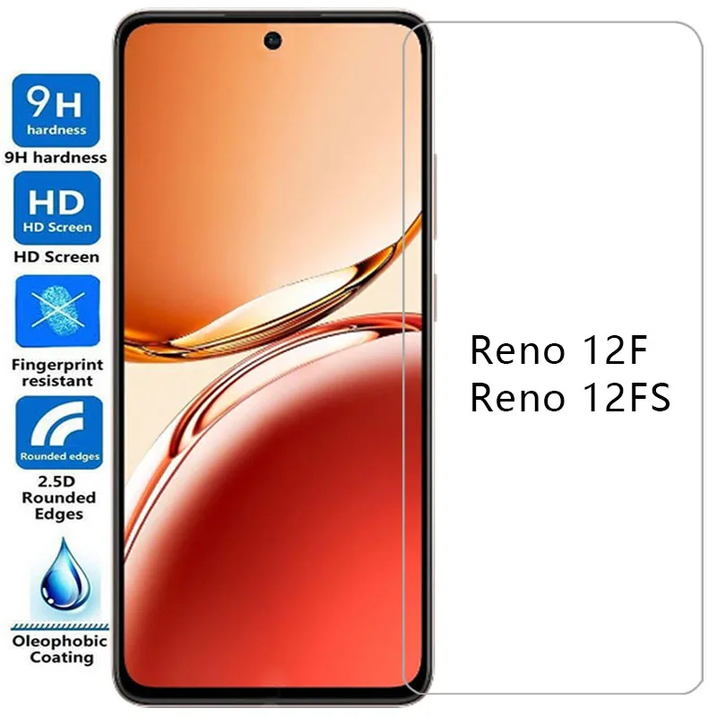 закаленное стекло для oppo reno 12f 12fs 5g чехол телефона на reno12 12 f fs f12 reno12f задняя крышка