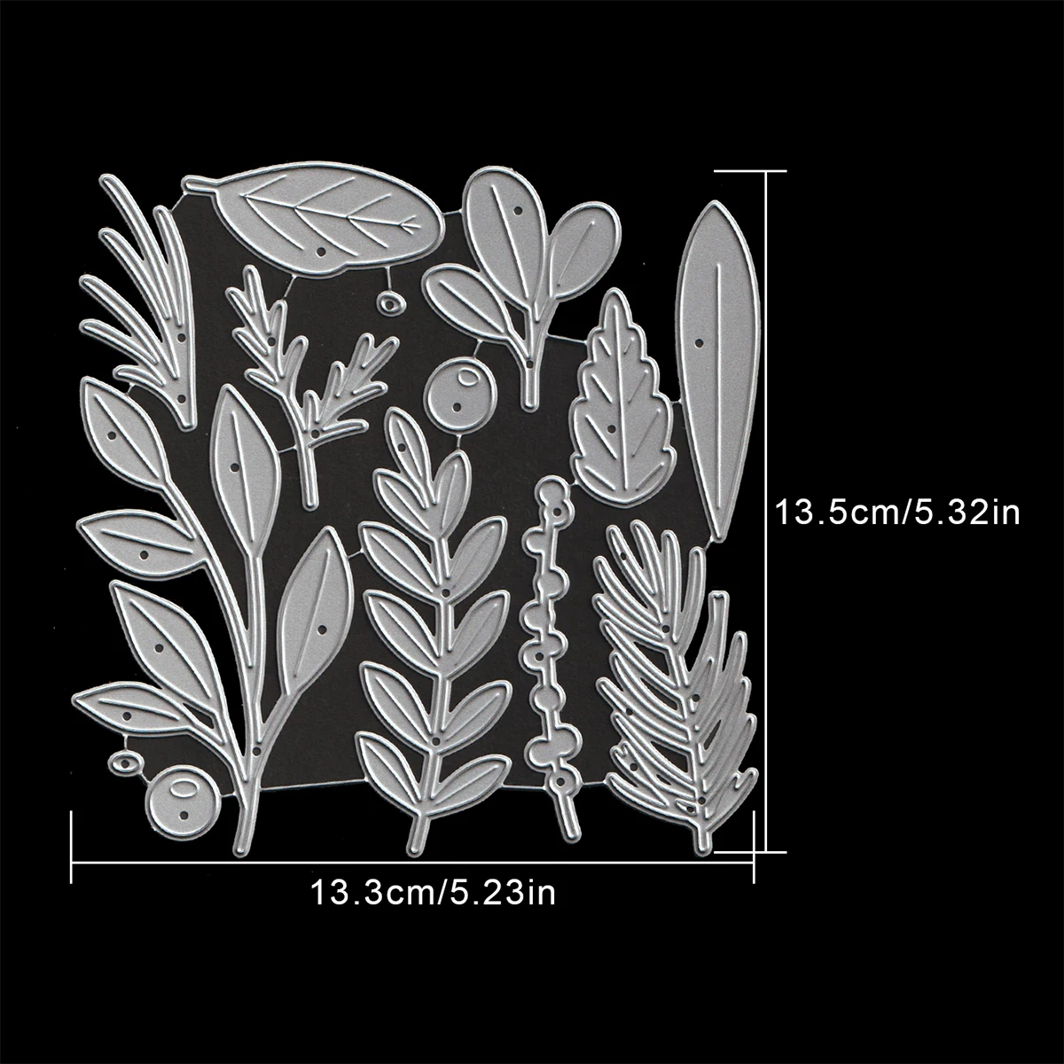 Красивые листья ветви металлические Вырубные штампы скрапбукинг декоративное