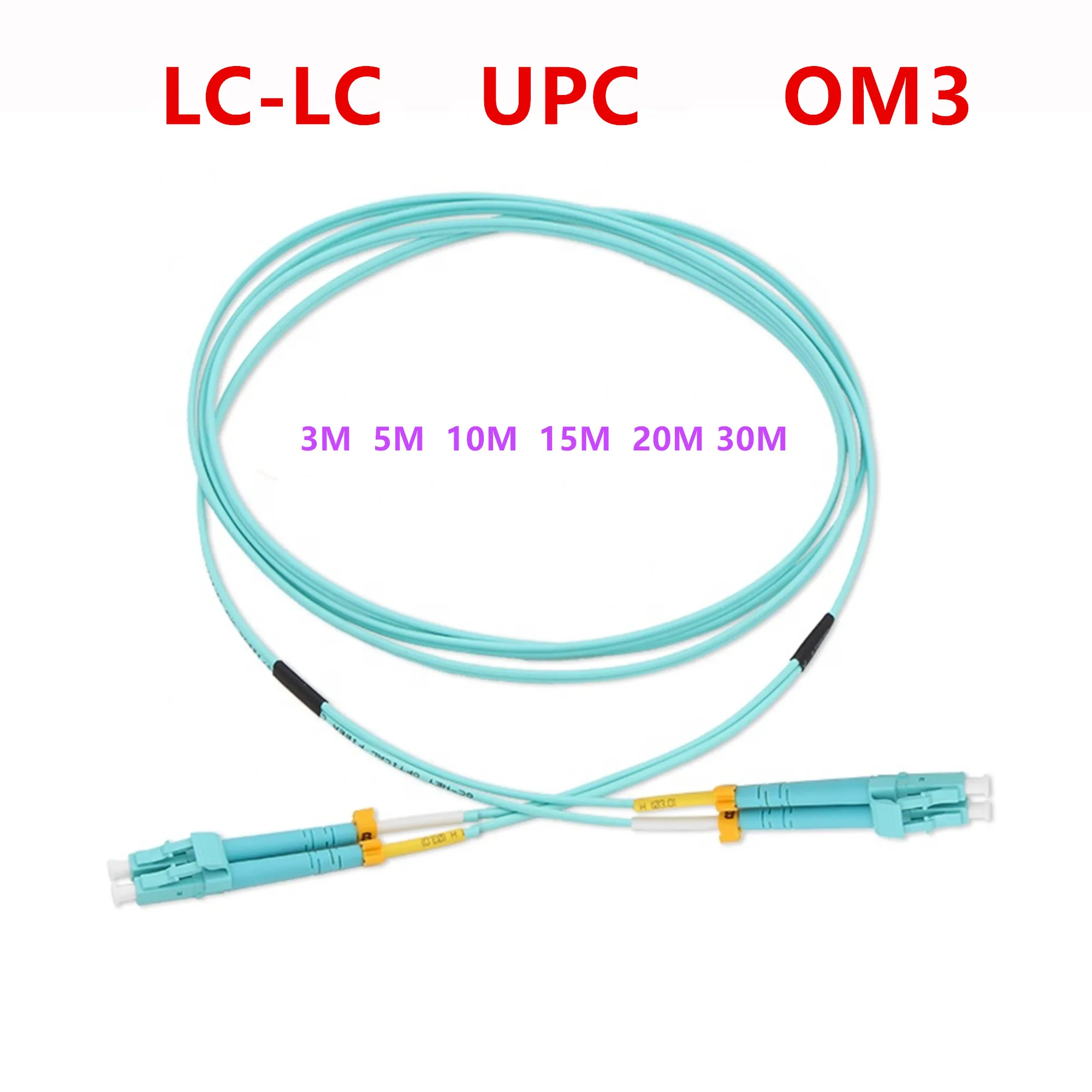 

Оптическая волоконная линия/Φ OM3 UPC, многомодовый дуплексный 2,0 мм волоконный соединительный кабель LC волоконно-оптический патч-корд, оптоволоконный кабель