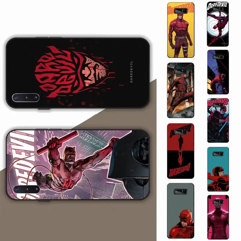 

Marvel Avengers Daredevil Phone Case for Samsung Note 5 7 8 9 10 20 pro plus lite ultra A21 12 72