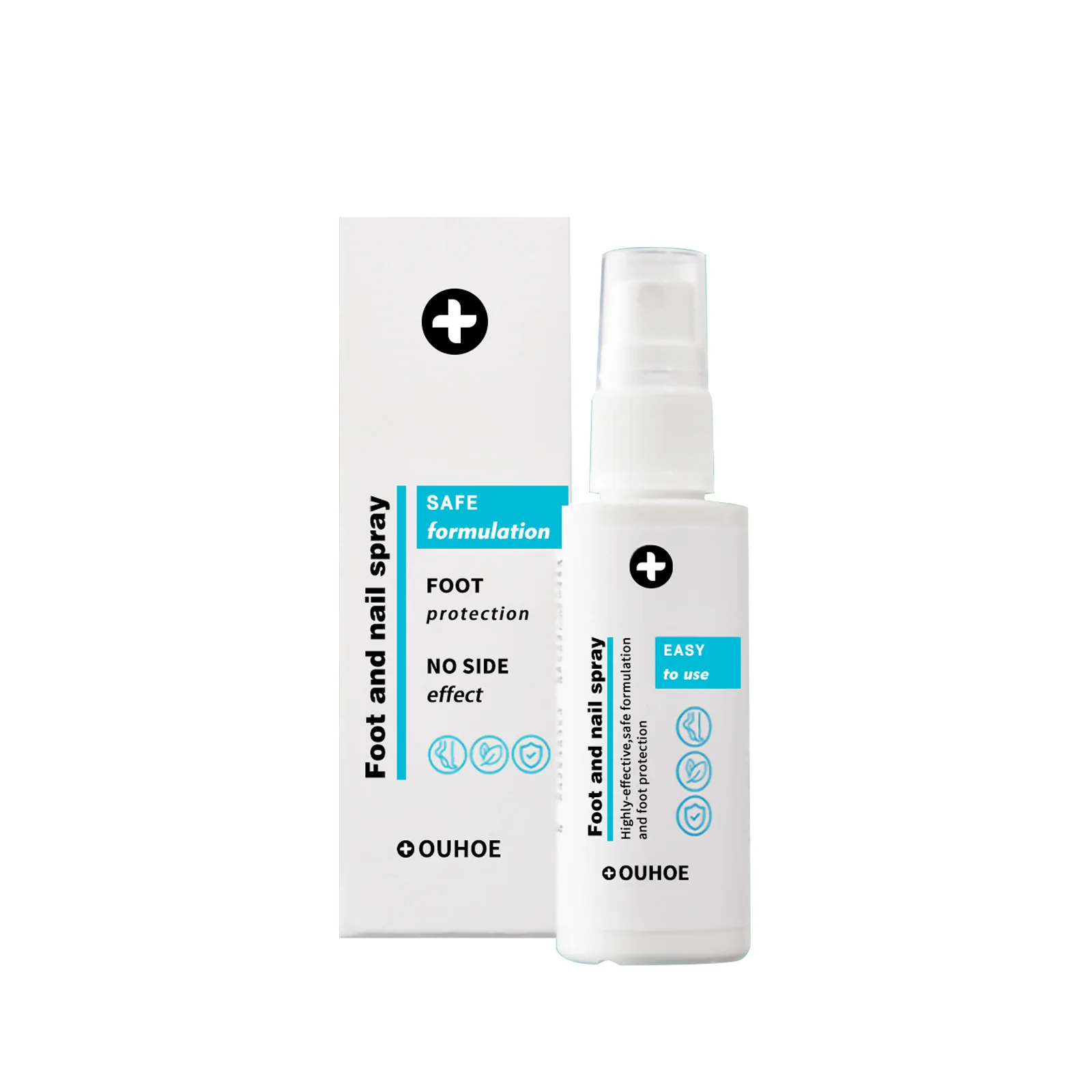 Спрей для ног Кожа Дезодорант против растрескивания Удаление запаха Питательный