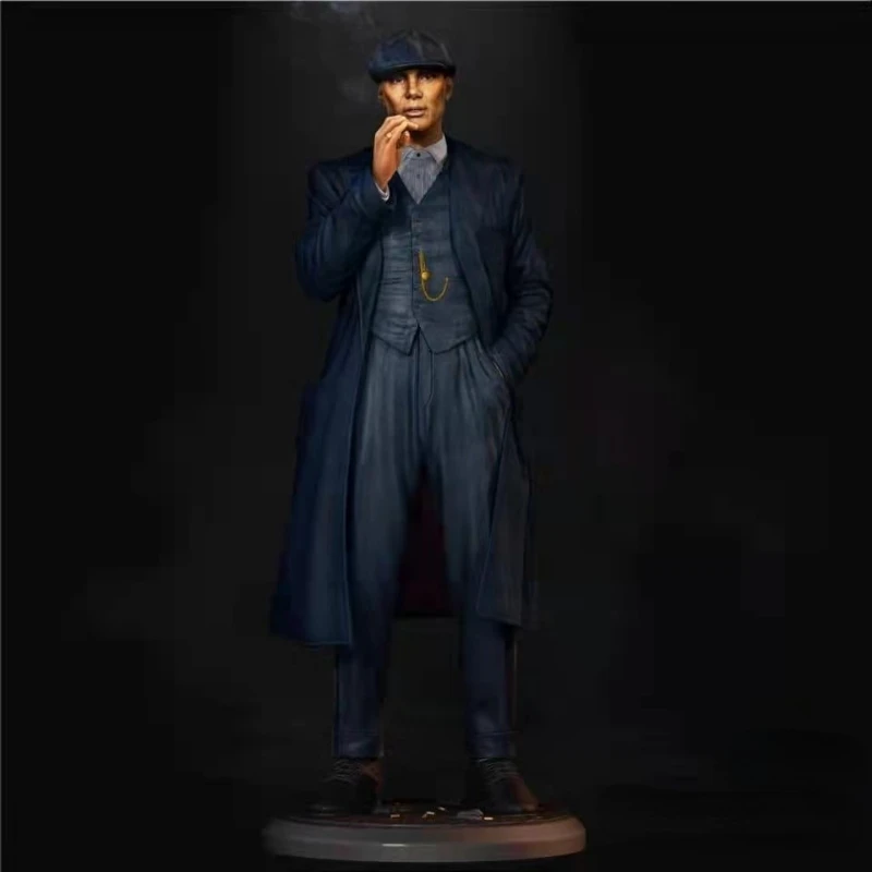 

1:24 Scale 75mm Razor Party Tommy Shelby Diy Scene Resin Figure Assemble Model Kit Unassembled Unpainted StatuettesToys