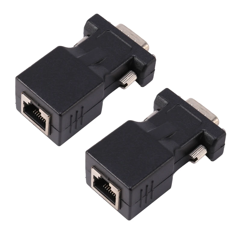 

RISE-2X VGA Extender штекер к локальной сети CAT5 CAT6 RJ45 сетевой кабель-адаптер