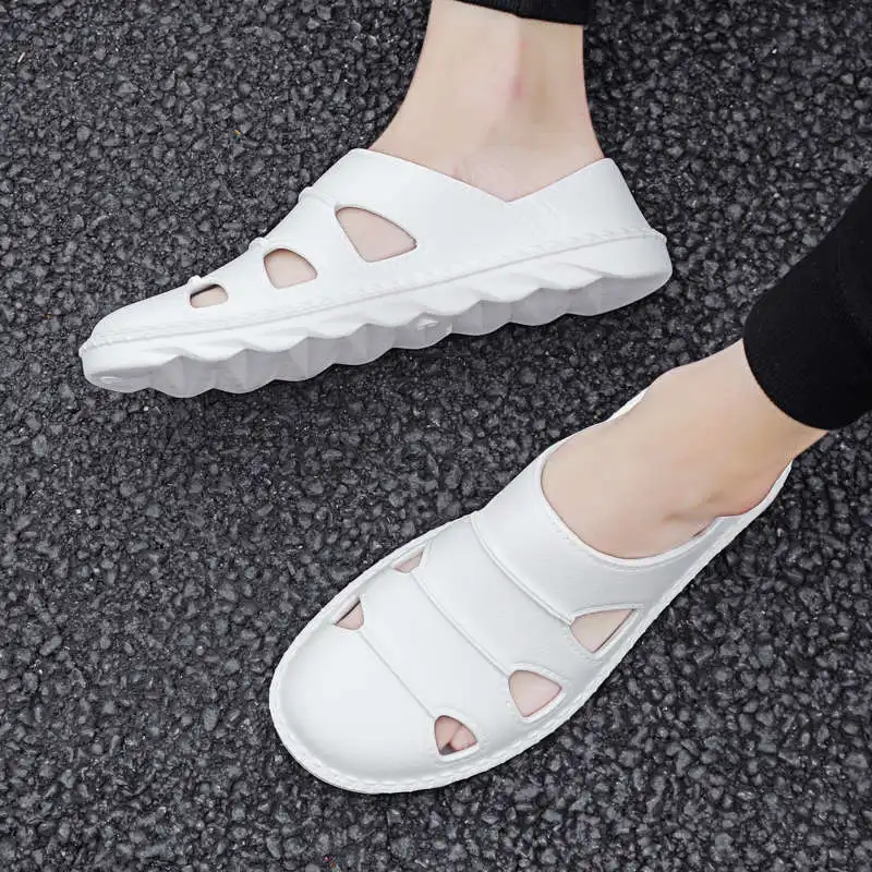 

Heeled Sandals Advanced Flip Flops For Man Red Men's Casual Shoes New Style Nurse Clogs Lightweight Tennis Height Increases Mem